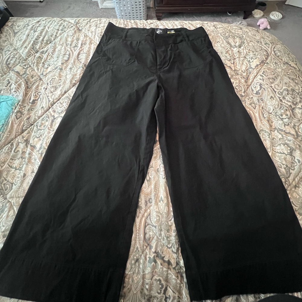 The colette cropped wide leg pants, Maeve by Anthropologie